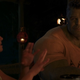 Bruce and Jen talking at the bar